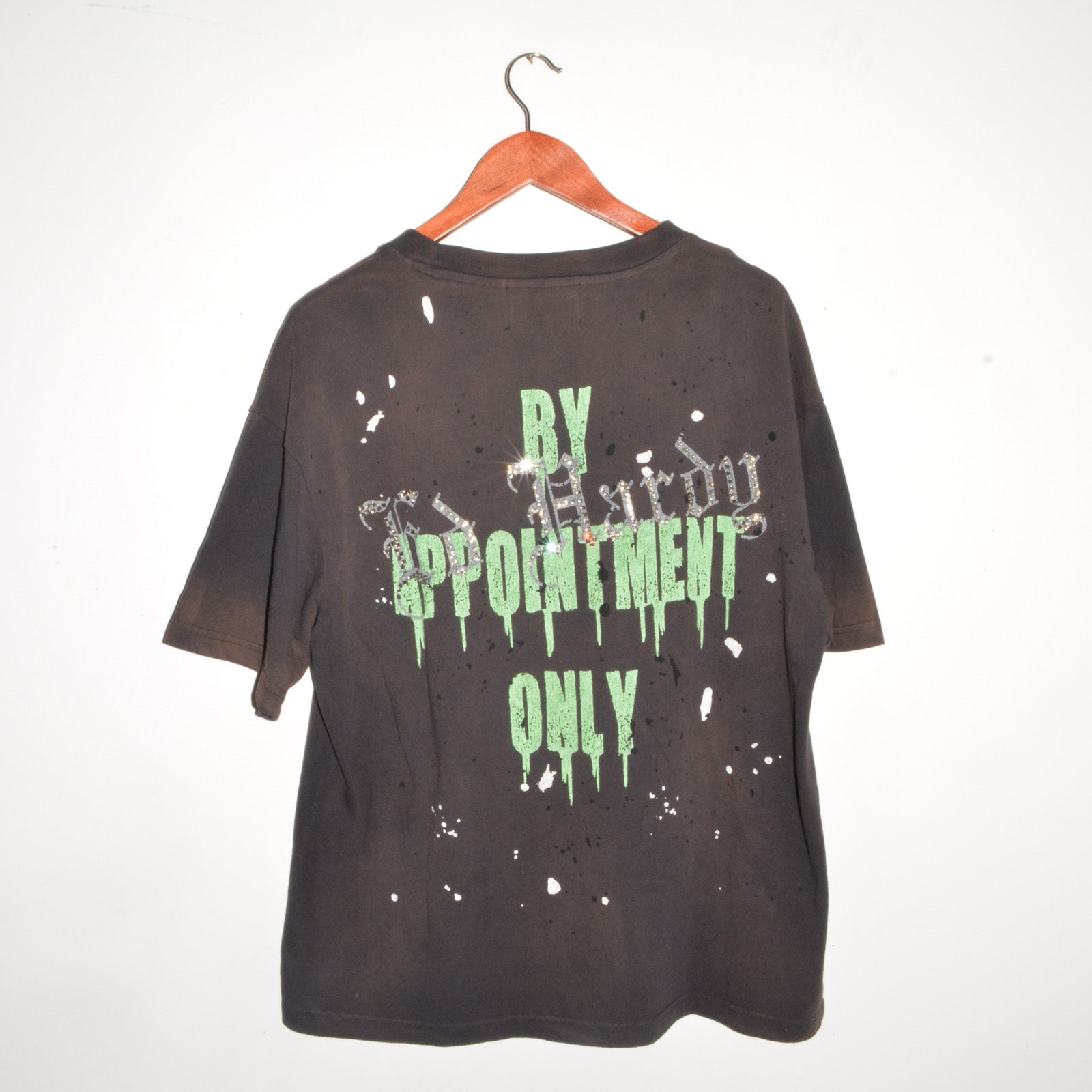 Black Rose Boxy Tee - Sunfade Grey